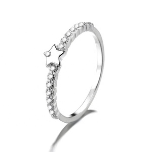 All'ingrosso Mini stella in vero <span class=keywords><strong>argento</strong></span> 925 <span class=keywords><strong>anello</strong></span> <span class=keywords><strong>sottile</strong></span> per bambini e donne <span class=keywords><strong>anello</strong></span> gioielli - Product Image 2
