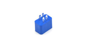Conector de ranura de borde para bus 805 de 3.96*5.08mm, 4P, tipo de cable para soldar, azul, H:12.0mm, contacto chapado en oro - Product Image 2