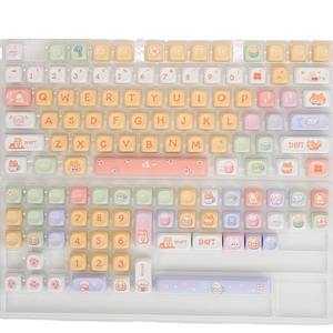 Teclas originales de sublimación de tinta con patrón de color personalizado para teclado mecánico, compatibles con interruptores MX Cross, para reemplazo DIY. - Product Image 5