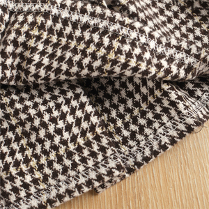 Ropa de Otoño para Niñas 2021, Suéter de Cuello Alto, Falda a Cuadros, Conjunto de Ropa para Bebés - Product Image 6