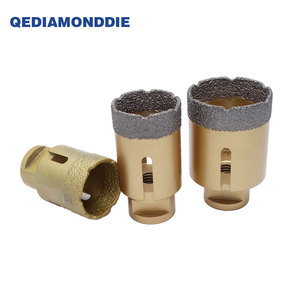 โรงงานที่กําหนดเองที่เปิดรูสูญญากาศประสานเพชรเจาะบิตสูญญากาศประสานเพชรแกนเจาะผู้ผลิต - Product Image 5