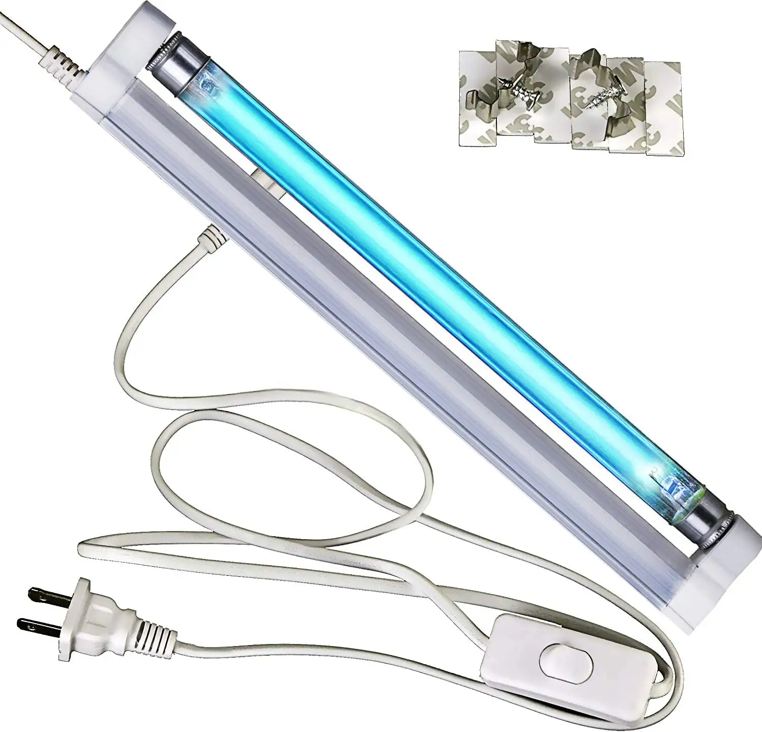 CE T5 T8 UVC Lamp Ultraviolet UV Germicidal Sterilizer Tube UVC Sterilizer 254nm Clean Quartz Lamp Light for Bedroom