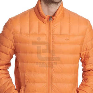 Chaqueta acolchada de invierno para hombre de alta calidad hecha en Pakistán diseño personalizado con cuello levantado al por mayor - Product Image 6