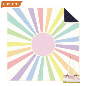 Mantas de <span class=keywords><strong>Picnic</strong></span> Plegables, Impermeables y Duraderas, Lavables a Máquina, para Campamentos Familiares y Viajes al Aire Libre - Product Image 1