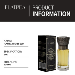 Huile de parfum <span class=keywords><strong>intense</strong></span> Oud sans alcool, senteur boisée épicée avec Oud, Whisky, Bois de Santal et Vanille 0,2 fl.oz - Product Image 4