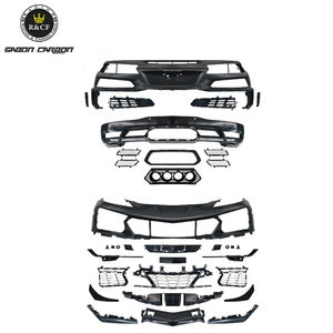 Améliorations C8 Stingray : Pare-chocs avant et arrière C8 Z06, kit carrosserie pour <span class=keywords><strong>Chevrolet</strong></span> <span class=keywords><strong>Corvette</strong></span> C8 Stingray 2019-2023 - Product Image 1