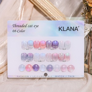 Nuevo Estilo, Esmalte de Uñas en Gel Efecto Ojo de Gato, No Tóxico, 15ml, 8 Colores, Set de Esmalte de Uñas Magnético UV, Suministros Personalizados - Product Image 2