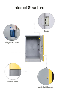 Promotion : Armoire de rangement moderne et durable en plastique ABS pour 6 personnes, étanche, idéale pour écoles, gymnases, bibliothèques et mobilier de plage - Product Image 2