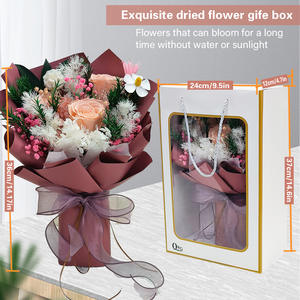 TC 2024, productos novedosos de Navidad, regalo, ramos de rosas preservados, juego de regalo, decoraciones de productos terminados, ramos de flores <span class=keywords><strong>eternas</strong></span> - Product Image 3