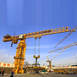 Grue à <span class=keywords><strong>tour</strong></span> à plateforme super grande Dahan DH2500 200 tonnes hauteur max. 280m, composants essentiels du moteur à engrenages certifiés ISO CE GOST, garantie 1 an - Product Image 1