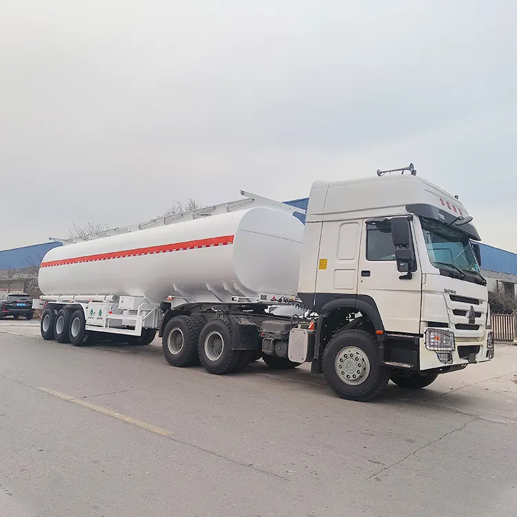 Kualitas tinggi Trailer Tanker semi-trailer minyak cair tangki Diesel truk Trailer untuk dijual