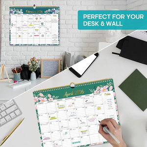 <span class=keywords><strong>Calendrier</strong></span> mural personnalisé avec logo 2027, planificateur mensuel en gros, calendriers en papier à suspendre pour le bureau, <span class=keywords><strong>l</strong></span>'école, la papeterie - Product Image 6