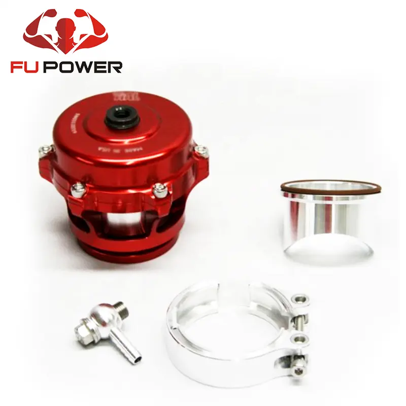 2" Flange Pipe Adapter Silicone hose kit Red Type-RS 30PSI Blow Off Valve BOV