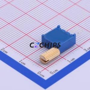 3296W-1-502-8mm Adjustable <b>Resistor</b> / Potentiometer <b>Through</b> <b>hole</b> Component (THT) <b>Resistor</b> 5kOhm 10% - Product Image 2
