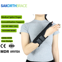 Attelle de soutien réglable pour le pouce et les doigts, idéale pour l'arthrite et le soulagement de la douleur (vente en gros)
