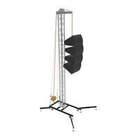 Torre de Truss Profesional para Altavoces Line Array, Truss Portátil de 6m para Colgar Altavoces