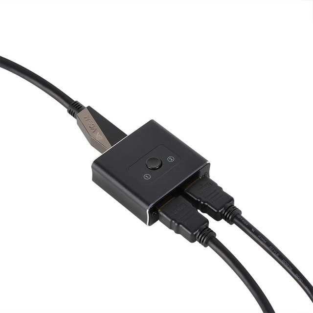 VCOM 4K 60Hz HDMI 2.0V Switch 2 in 1 Out and 1 in 2 Out HDMI Splitter Advertisement Monitor HDTV Selector