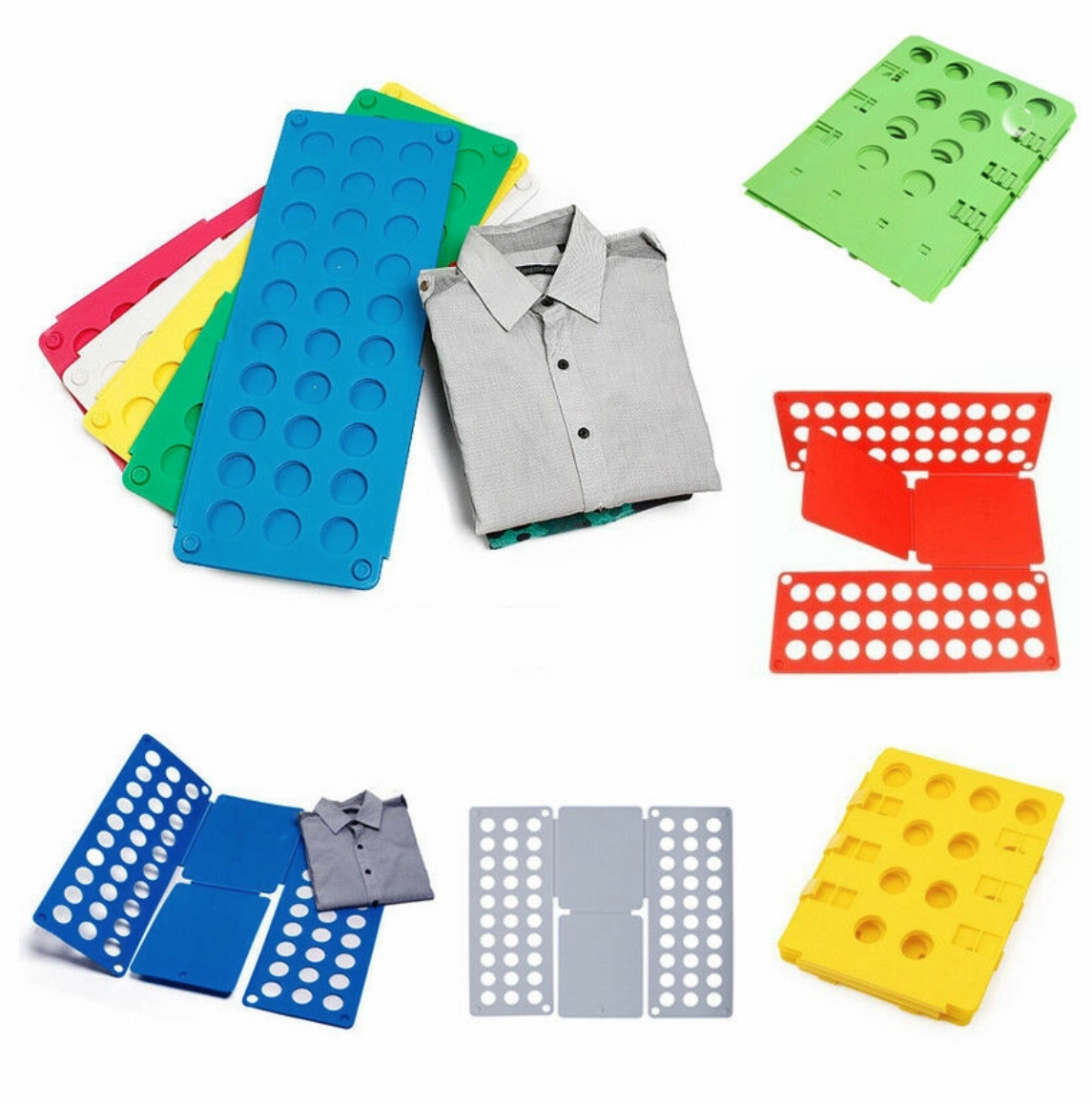 2020 доска для футболок, папка для одежды, складной пластиковый складной органайзер для прачечной, складной органайзер для одежды