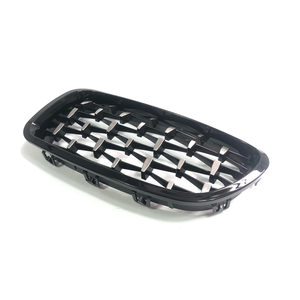 Llanta y plateado meteorito Fin riñón coche parrilla delantera para bmw F10 5 Series - Product Image 4
