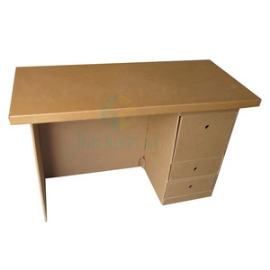 Tavolo moderno casa <span class=keywords><strong>ufficio</strong></span> scrivania studio angolo scrittura espositore in cartone personalizzato carta ondulata espositore - Product Image 2