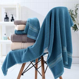 Ensemble de Serviettes de Bain de Luxe 100 % Coton, 3 Pièces, Doux et Très Absorbant, en <span class=keywords><strong>Microfibre</strong></span>, pour Hôtel et Usage Quotidien - Product Image 1