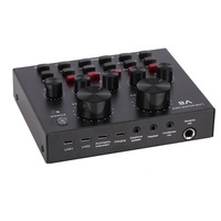 Kit d'équipement de diffusion en direct, mélangeur de podcast, carte son en direct, microphone à condensateur USB pour enregistrement de vlog sur téléphone portable