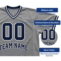 Uniforme de Fútbol Americano Personalizado al por Mayor, Ropa Deportiva Personalizada con Costuras Resistentes, Uniforme para el Día del Partido de Escuela Secundaria y Universidad