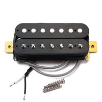Gmc19 palheta de substituição para guitarra elétrica, coletor de bobina dupla, humbucker, 7 cordas