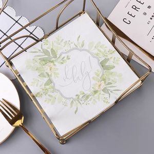 Serviettes <span class=keywords><strong>de</strong></span> <span class=keywords><strong>table</strong></span> décoratives imprimées Forêt Colorée, 2 plis, <span class=keywords><strong>en</strong></span> papier, pour banquets, mariages, anniversaires, cafés, hôtels et usage quotidien à la <span class=keywords><strong>table</strong></span> - Product Image 4
