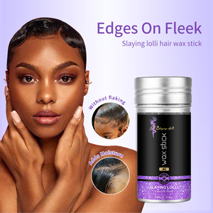 SLAYING LOLLI Create Your Own Brand Castor Oil Broken <strong>Hair</strong> <strong>Wax</strong> <strong>Stick</strong> <strong>for</strong> <strong>Hair</strong> with Private Label - Product Image 2