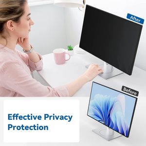 Filtro de Pantalla de Privacidad Extraíble Anti-Espía para Laptop de 19, <span class=keywords><strong>20</strong></span>, 23.8, 24 y 27 Pulgadas, Protección Ocular Anti-Luz Azul, Suministro Directo de Fábrica - Product Image 3