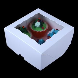 Caja de embalaje de alimentos sostenible para el desayuno Sorpresa Caja Bento de papel Kraft marrón con ventana - Product Image 4