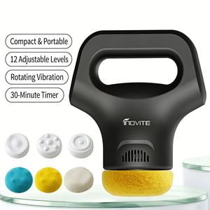 Pistola Massaggiante Professionale <span class=keywords><strong>a</strong></span> Percussione, 9 Velocità, 10 Testine, Schermo LCD, Motore Silenzioso, Recupero Muscolare, Sollievo dal Dolore, Uso Corporeo - Product Image 5