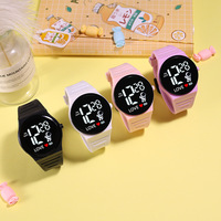Jam Tangan Digital Olahraga Plastik Elektronik LED Bercahaya 2026 Baru, Hadiah untuk Anak-Anak, Pelajar, Laki-Laki, Perempuan, Unisex