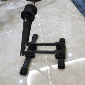 Soporte Plegable Metálico para Bicicleta, Montaje en Suelo, Negro 033, Soporte de Reparación para Exhibición y Estacionamiento de Bicicletas de Montaña - Product Image 2