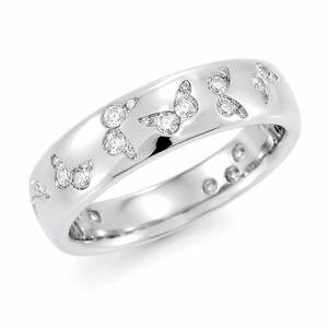 Anello a farfalla colorato per donna, anello alla moda, regalo romantico, elegante gioiello da dito - Product Image 2