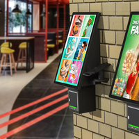 Restaurant 32 pouces Commande Écran Tactile kiosque affichage terminal machine comptoir Self Service Commande Paiement Commande Kiosque