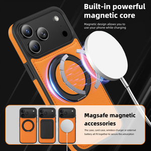 Étui rotatif à 360 degrés pour <span class=keywords><strong>iPhone</strong></span> 18 <span class=keywords><strong>Pro</strong></span> Max, coque arrière magnétique en cuir pour <span class=keywords><strong>iPhone</strong></span> 17 <span class=keywords><strong>Pro</strong></span> 16 15 <span class=keywords><strong>14</strong></span> LM048 - Product Image 6