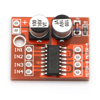 Module de commande de moteur DC bidirectionnel, contrôle de vitesse PWM avant-arrière, double pont en H, moteur pas à pas, mini modèle L298N A20