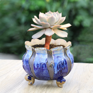 Bonsaï potshot vente à la main argile grand <span class=keywords><strong>pot</strong></span> à bonsaï en <span class=keywords><strong>céramique</strong></span> émaillée pots de jardin extérieur grands pots pour succulent - Product Image 5