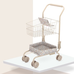 2025 recién llegado carrito <span class=keywords><strong>de</strong></span> compras <span class=keywords><strong>de</strong></span> Metal personalizado con bolsa <span class=keywords><strong>de</strong></span> almacenamiento <span class=keywords><strong>de</strong></span> tela ruedas delanteras giratorias carrito <span class=keywords><strong>de</strong></span> <span class=keywords><strong>juguete</strong></span> <span class=keywords><strong>de</strong></span> muñeca <span class=keywords><strong>de</strong></span> moda - Product Image 5