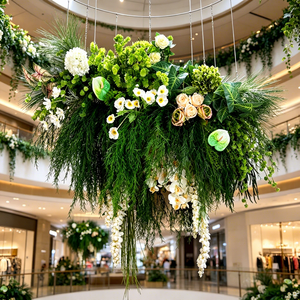 ใบเฟิร์นอะ<span class=keywords><strong>ส</strong></span>ปาร์กั<span class=keywords><strong>ส</strong></span>ประดิษฐ์แบบขาย<span class=keywords><strong>ส</strong></span>่ง กิ่งใบไม้แขวนตกแต่งได้ งอได้ <span class=keywords><strong>ส</strong></span>ำหรับตกแต่งซุ้มงานแต่งงาน ธี<span class=keywords><strong>ม</strong></span>ป่า - Product Image 1