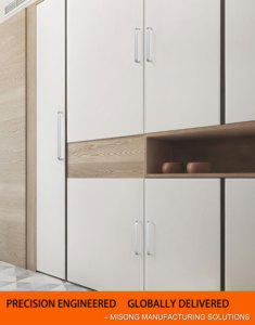 Factory Custom Aluminum Alloy Modern Simple Bathroom Kitchen Cabinet Edge Banding Hidden Drawer <strong>Door</strong> Handles - Product Image 2