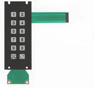 Retailor Fuel Dispenser Oil-Resistance Membrane Switch Keyboard For Fuel Dispenser