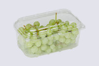 Emballage de fruits en plastique transparent de qualité alimentaire personnalisé en gros, modèle YiTo-9873, conteneur pliable pour fruits, barquette pour myrtilles