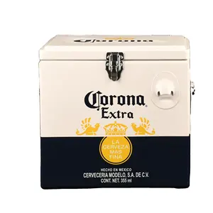 Meilleures ventes Haute Qualité 15L Corona extra métal glacière bière boisson glacière