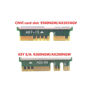 Carte Wi-Fi 6 AX201 M.2 Key E CNVio 2, double bande 3000 Mbps, sans fil, Bluetooth 5.0, 2,4 GHz/5 GHz, 802.11ac/ax AX201NGW - Product Image 4
