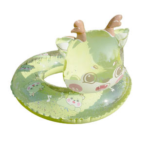 Flotador Inflable con Forma de Animal para Niños, con Diseño de Pato, Tigre y Dinosaurio, Portátil y Seguro para Piscina y Playa - Product Image 5