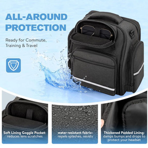 Sac à dos professionnel pour pilote avec rangements multi-compartiments, sac de voyage durable pour équipement d'aviation et organiseur d'identités - Product Image 4