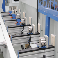 Centre d'usinage CNC haute précision PARKER 4 axes pour le perçage et le fraisage de tubes ronds en aluminium pour la fabrication de fenêtres